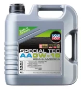 Liqui Moly Spesial Tec AA 0W-16 4 Liter - Motorolje