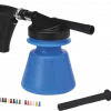 Vikan 93033 Sprøytepistol med Strålerør - blå farge - 15 Dyser - Skumkanon - Hageslange skumkanon