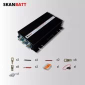 SKANBATT Fricampingpakke - 35A Dynamo Hurtiglader m/blåtann - DCDC for alle bobiler
