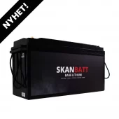 SKANBATT Base Lithium Batteri - 12V 300Ah 200A BMS - 483x170x240mm - 3 Års garanti