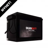 SKANBATT Base Lithium Batteri - 12V 200Ah 200A BMS - 345x190x245mm - 3 Års garanti