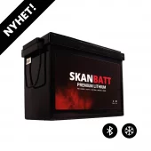 SKANBATT Premium Lithium Batteri - 12V 280Ah 200A BMS- 384x204x268mm- Bluetooth- Heat- 8 Års garanti