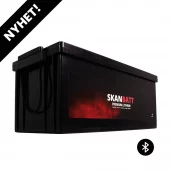 SKANBATT Premium Lithium Batteri - 48V 50Ah 50A BMS - 522x238x218mm - Bluetooth - 8 Års garanti