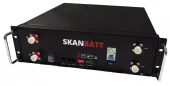 SKANBATT Premium Lithium 3U Rackbatteri 51,2V 100Ah - 5,12kWh - LiFePO4 - OTA