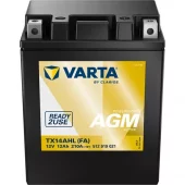 VARTA AGM MC Batteri 12V 12AH 210CCA (133x90x164mm) +høyre TX14AHL (FA)