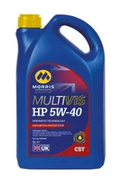 Morris Lubricants - Multivis Motorolje - CST HP 5W-40 - 5L - Made in the UK