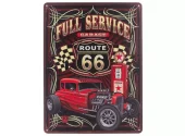 Full Service - Metallskilt i Aluminium - 30x40cm