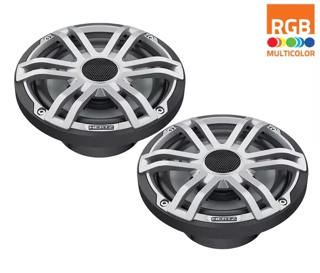 Hertz Marinehøyttaler - HEX65 S L - 16,5cm/6½" - Med RGB-belysning