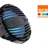 Hertz Marinehøyttaler - HMX8LDTC - 22,4cm/8,8" - Koaxial - 2-veis - Sort - RGB LED-belysning