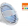 Hertz Marinehøyttaler – HMX8LDTC – 22,4cm/8,8″ – Koaxial – 2-veis – Hvit – RGB LED-belysning