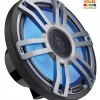Hertz Marinehøyttaler - HMX8SLDG - 20cm/8" - Koaxial - 2-V - Grå - RGB LED-belysning