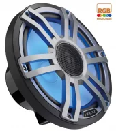Hertz Marinehøyttaler - HMX8SLDG - 20cm/8" - Koaxial - 2-V - Grå - RGB LED-belysning