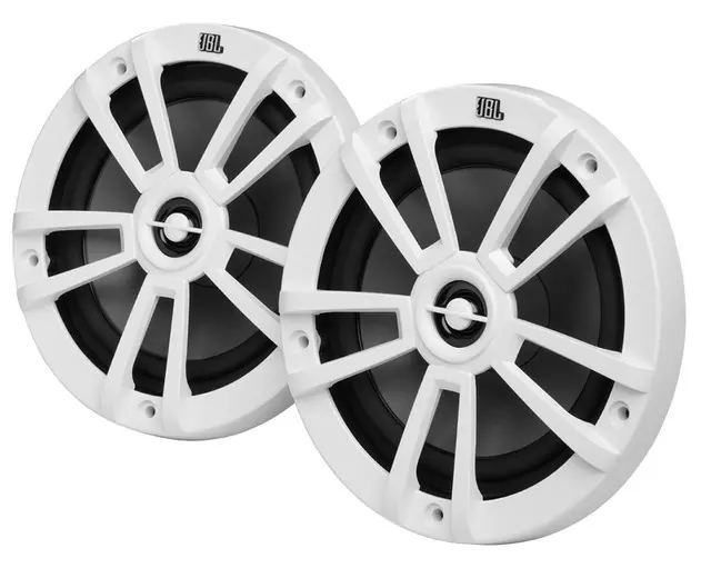 JBL Marinehøyttaler - 16,5cm/6½" - Koaxial - 2-veis - Hvit