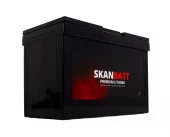 SKANBATT Premium Lithium - 12V 100Ah 100A BMS - 306x172x212mm - Bluetooth - 8 Års garanti