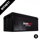 SKANBATT Base Lithium Batteri - 48V 100AH 100A BMS - 522x268x218mm - Bluetooth - 3 Års garanti