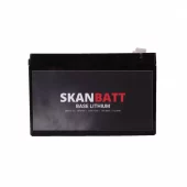 SKANBATT Base Lithium - 12V 12Ah 10A BMS - 151x65x95mm - Small -3 Års garanti