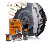 Foliatec kalipperlakk sett - Stratos Silver