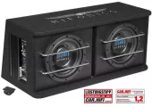 HiFonics TITAN TDA200R – Dobbel 8" Aktiv Subwoofer i Bassreflekskasse