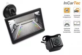 InCarTec Ryggekamerasett – Universalt Ryggekamera med 5" Skjerm
