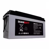 SKANBATT AGM Deep Cycle 12V 150Ah – Forbruksbatteri til Bobil, Båt og Solcelle