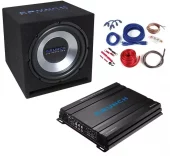 CRUNCH CBP1000 – 12" Basspakke med 4-Kanals Forsterker 500W RMS