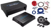 CRUNCH CBP1000F + GTI62E – Komplett Lydpakke med 8" Subwoofer og 6,5" Høyttalere