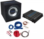 CRUNCH CBP500 – 12" Basspakke med 2-Kanals Forsterker 250W RMS