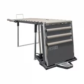 AHCON WL-900+ – Automatisk Hjulløfter med Rullebord for 3 Hjul