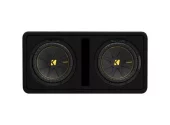 KICKER 50DCWC102 CompC – Basskasse med 2x10" Subwoofere 500W RMS 2 Ohm
