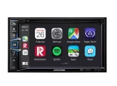 Alpine INE-W611D – 6,5" Navigasjon med CarPlay, Android Auto og DAB+