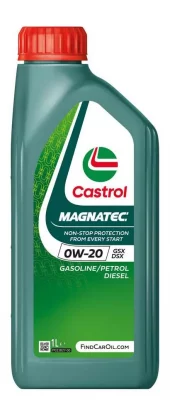 Castrol MAGNATEC 0W-20 GSX/DSX – Helsyntetisk motorolje 1L