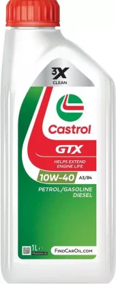 Castrol GTX Ultraclean A3/B4 10W-40 – Motorolje 1L