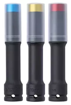 Sonic – 1/2″ kraftpipesett for hjulbolter 17, 19 og 21mm 3 deler