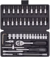 Sonic – 1/4″ 6-kant pipesett 46 deler