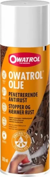 Owatrol Oil – penetrerende rustbeskyttelsesolje spray 300ml