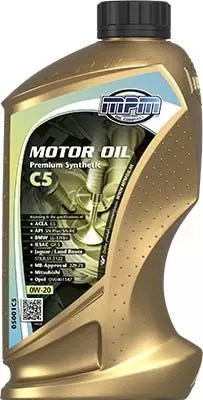 MPM – Premium Synthetic C5 0W-20 helsyntetisk motorolje 1L
