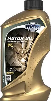 MPM – Premium Synthetic C2 0W-30 helsyntetisk motorolje 1L