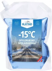Blåtind Spylervæske - 3L - -15°C - Norsk Produsert