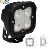 Vision X – VX DURA X LED arbeidslys 20W 60° flood