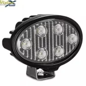 Vision X – VX VL Series Oval LED arbeidslys 30W 40° flood med Deutsch-kontakt