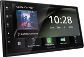 Kenwood 6,8" 2-DIN multimediaspiller med DAB+, Bluetooth, Apple CarPlay og Android Auto