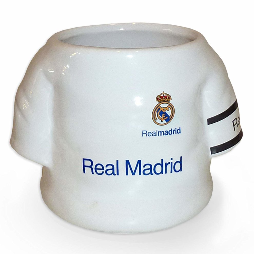 Real Madrid  Official Football Gift Boxed Ceramic Shirt Mug White