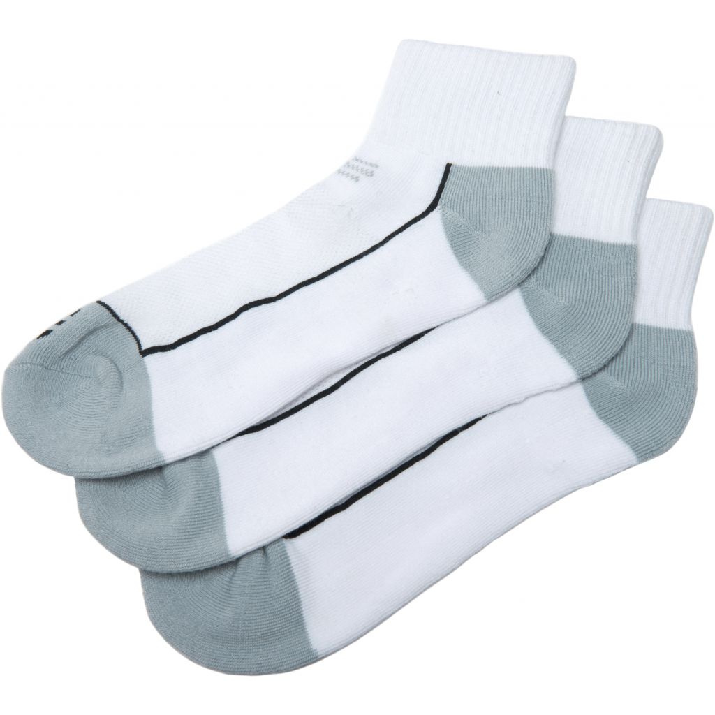 Endurance  Avery Quarter White Sock 3-Pack