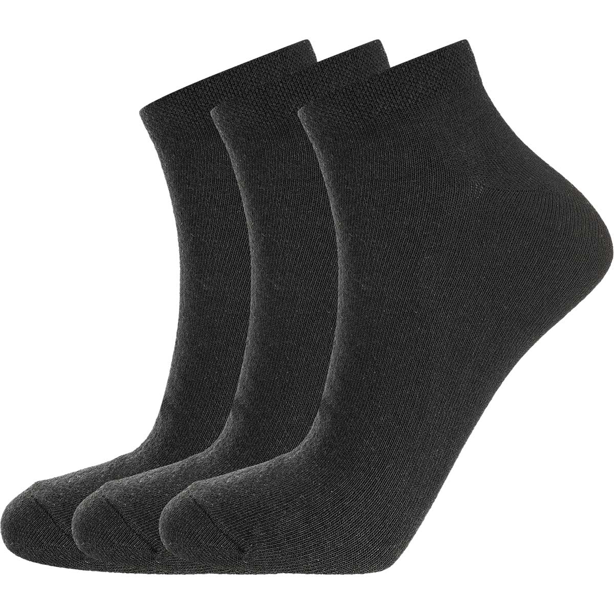 Endurance  Mallorca Black 3-Pack Socks Low Cut
