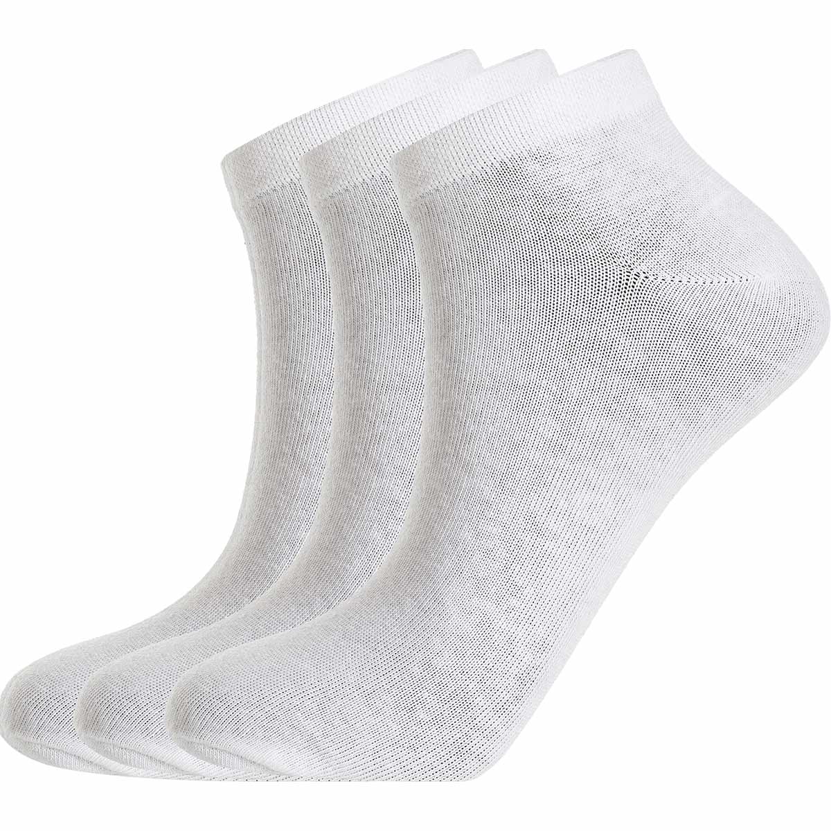 Edurance  Mallorca White 3-Pack Socks Low Cut