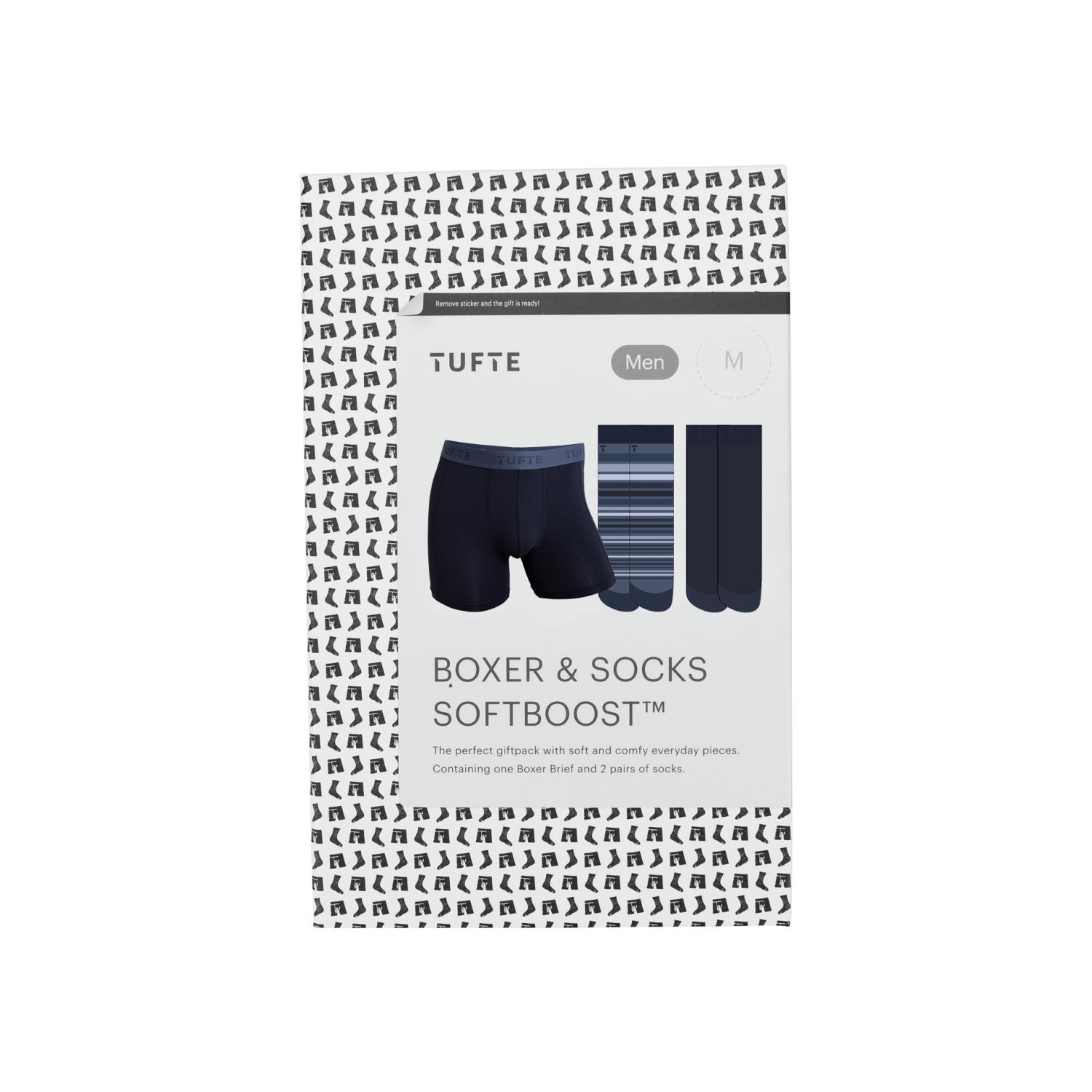 Tufte Wear  Mens Boxer & Socks Giftbox