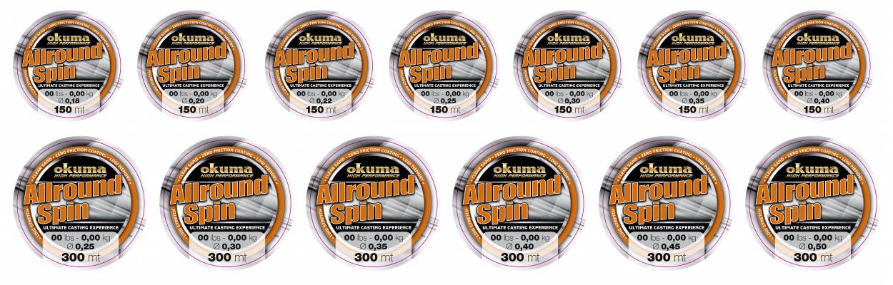 Okuma  Allround Spin 300m 23lb 10.5kg