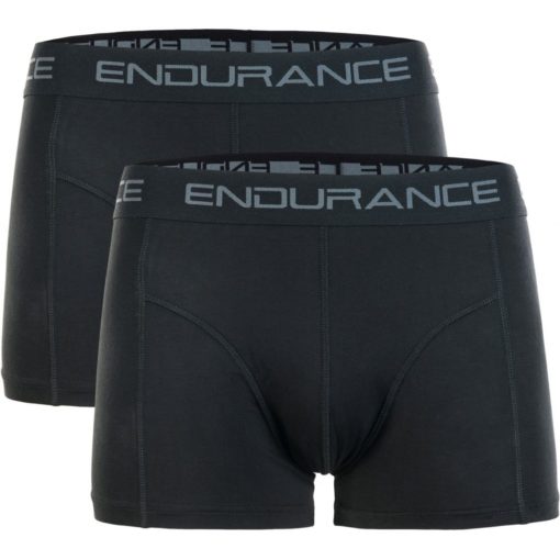 Endurance  Brighton Bamboo Boxershorts 2-pack Mens Black