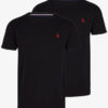U.S POLO ASSN.  M's USPA 2 Pack T-Shirt Cloud Black