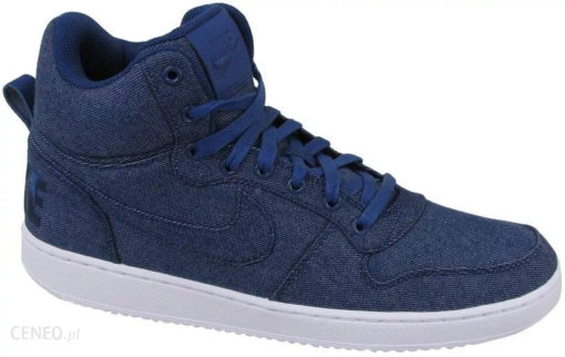 NIKE  Court Borough Mid Sneakers Mens Jeans Blue